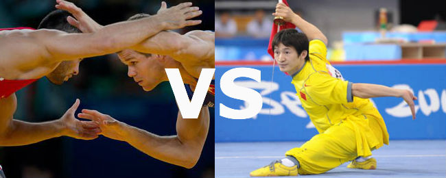 Wushu-vs-Wresting
